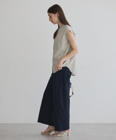 YECCA VECCA 【接触冷感】COOLバックピンタックブラウス