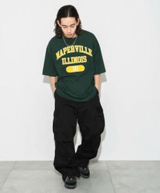 WEGO 【ユニセックス着用ITEM/ネックレス付き】アクセ付きグラフィックT（S）