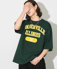 WEGO 【ユニセックス着用ITEM/ネックレス付き】アクセ付きグラフィックT（S）