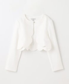 ANY KIDS 裾スカラップノーカラージャケット