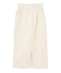 CRAFT STANDARD BOUTIQUE ラップ風デニムスカート
