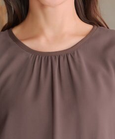 Tiaclasse L ブラウジングシフォンワンピース