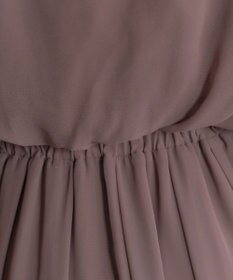 Tiaclasse L ブラウジングシフォンワンピース