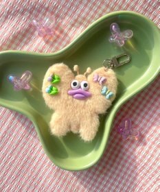 WEGO ぱたぱたちょうちょモンスターぬいぐるみキーホルダー