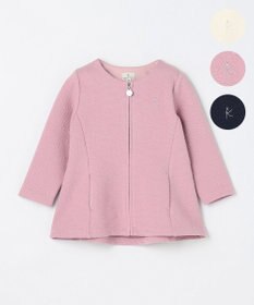 組曲 KIDS 【90-100㎝】フラワーキルト パーカー