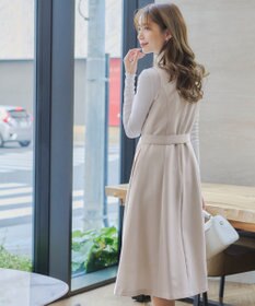 Tiaclasse 【洗える】ラウンドキーネックジャンパースカート