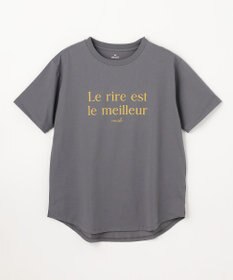 ANY アソートロゴラウンドヘムTシャツ