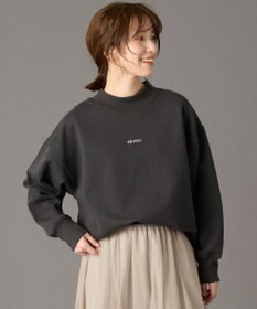 ANY 【洗濯機可】裏起毛スウェットハイネックプルオーバー