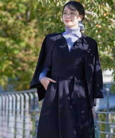 Tiaclasse 【洗える】ラウンドキーネックジャンパースカート