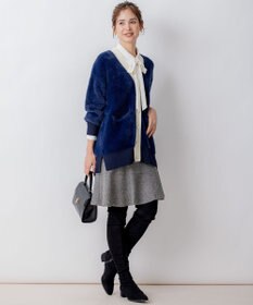 組曲 ネコアシツイードセミフレア スカート