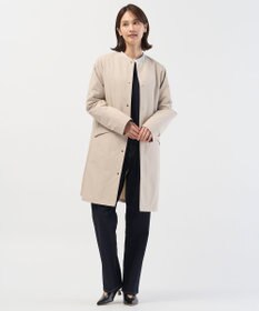 J.PRESS LADIES S 【2way】VINAジェットオックス ノーカラー コート