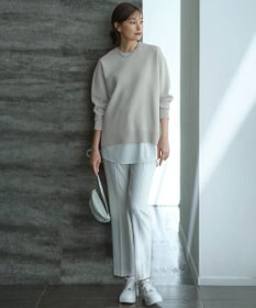 ICB 【洗える】 トリアセボディシェルピーチ スティックパンツ