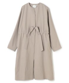 BEIGE， PORDIC / ドロスト付きロングスプリングコート