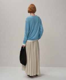 ATON MODAL SILK JERSEY | クルーネックプルオーバー