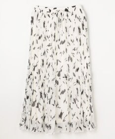 ANY アートドットプリントスカート