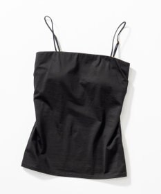 23区 【洗える】ベアトップ パッド付き キャミソール ブラック系
