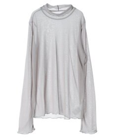 earth music&ecology シアーハイネックメロープルオーバー