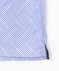 23区GOLF 【MEN】「HYGRA」幾何柄清涼ポロシャツ