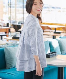 Tiaclasse バックタックフレアチュニック