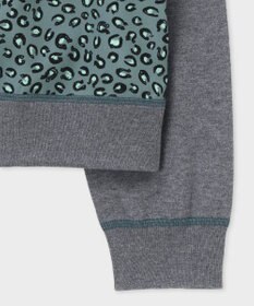 Paul Smith Horseshoe Leopardジップアップ ニット