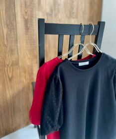 Feroux チュールパフスリーブ プルオーバー