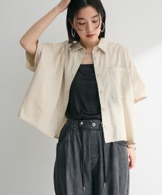 Green Parks ライトデニム５分袖シャツ