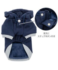 PET PARADISE J.PRESS ロゴ 裏起毛 パーカー 小型犬