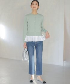 組曲 【先行予約】アトランダムビジューボタンカーディガン