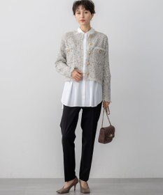 23区 S 【見上愛さん着用/洗える】CANCLINI ハーフスリーブ シャツ