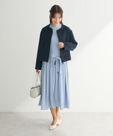 Green Parks ef-de ツイードノーカラージャケット