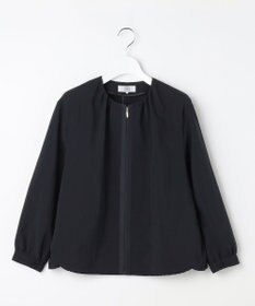 J.PRESS LADIES BREEZE COOL トロ ノーカラー ブルゾン