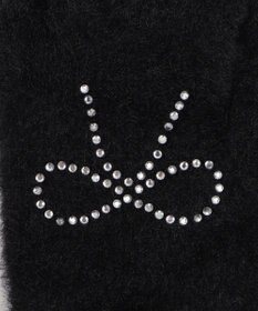 WEGO 【手袋】リボンラインストーングローブ