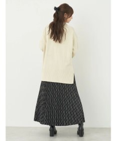 earth music&ecology すきな丈プリーツスカート