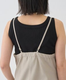 AMERICAN HOLIC リネンライクフリンジキャミワンピース