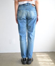 caqu modern tapered 腰回りユッタリ テーパードシルエットデニム