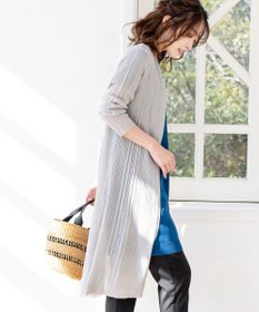 Tiaclasse L 【UVケア・接触冷感】さらっと羽織れる膝丈ロングトッパーガーディガン