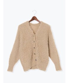 Te chichi シャギーVネックカーディガン