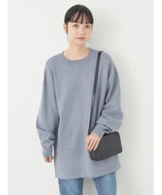 earth music&ecology バックヘムプリーツチュニック