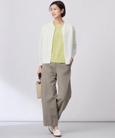 J.PRESS LADIES L 【洗える】RAYON ELITE STRETCH クルーネック ニット