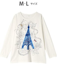 tsumori chisato SLEEP ツモリチサト トップス 長袖 ルームウェア 綿100%(本体) レディース UTX585 /ワコール