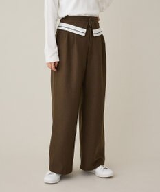 CRAFT STANDARD BOUTIQUE ウエスト折り返しスラックス