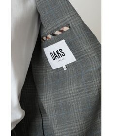 DAKS グレンチェックカーキジャケット