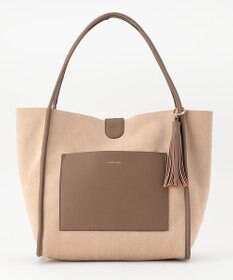 united bamboo フェイクボアリバーシブルトート