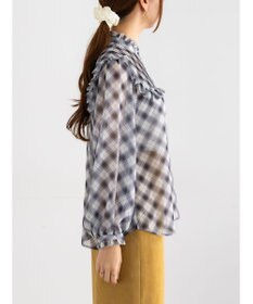 Te chichi パターンアソートシフォンフリルブラウス