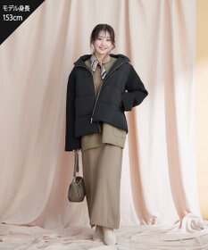 Tiaclasse 【2点セット】Wフェイスニットベスト＆ニットワンピース