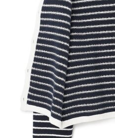 23区 【Oggi3月号掲載/洗える】ブークレコットン ニットジャケット