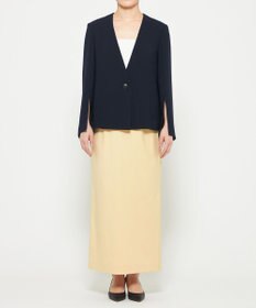 uncrave ウォッシャブル ダブルクロス スリットスリーブジャケット