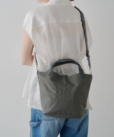 russet コーデュラナイロン2WAYタウントートバッグ(CE-1673-WEB)