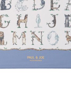 MOONBAT ポール & ジョー (PAUL & JOE ACCESSOIRES) ABC Garden アニマル 折りたたみ傘 竹手元 巾着型傘袋