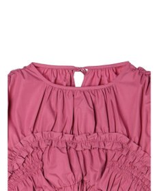 Green Parks シャーリングデザインコルセット風ブラウス